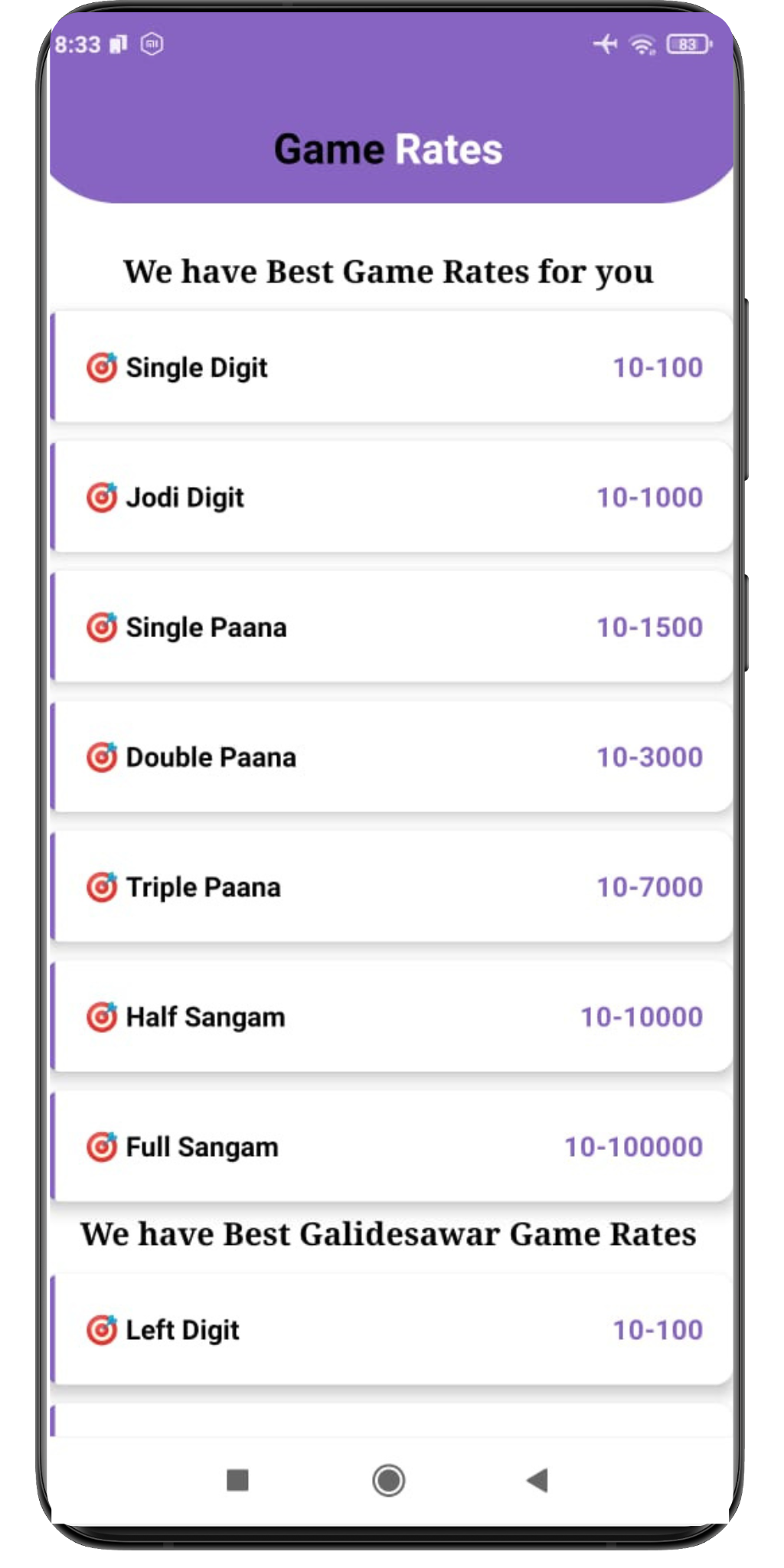 Best Matka Game Rate